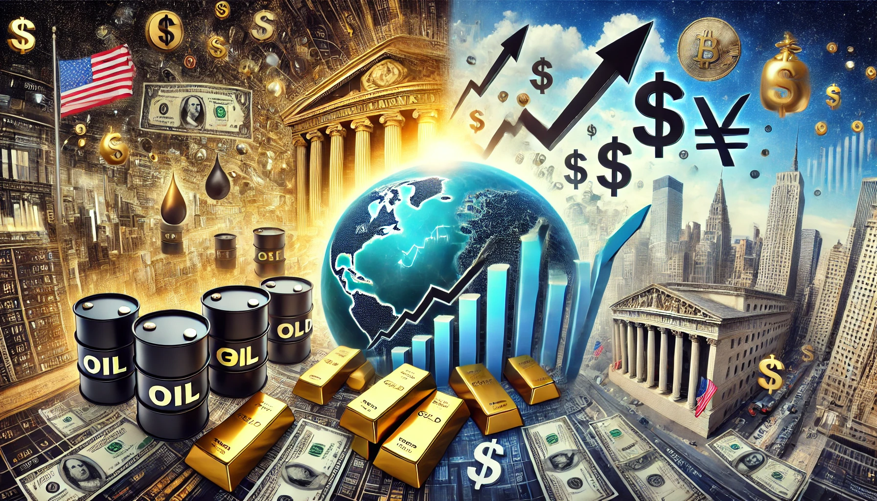 Geopolitical Tensions and Central Bank Moves: Can US Stocks Keep Soaring as Oil and Gold Surge?